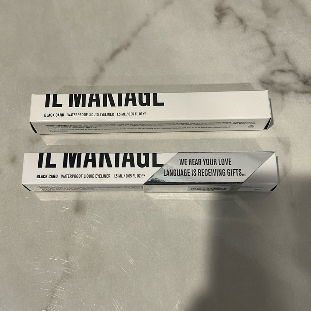 2 x IL MAKIAGE Waterproof Black Eyeliner